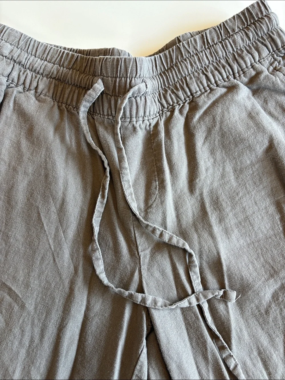 a new day Wide-Leg Drawstring Pants in Gray